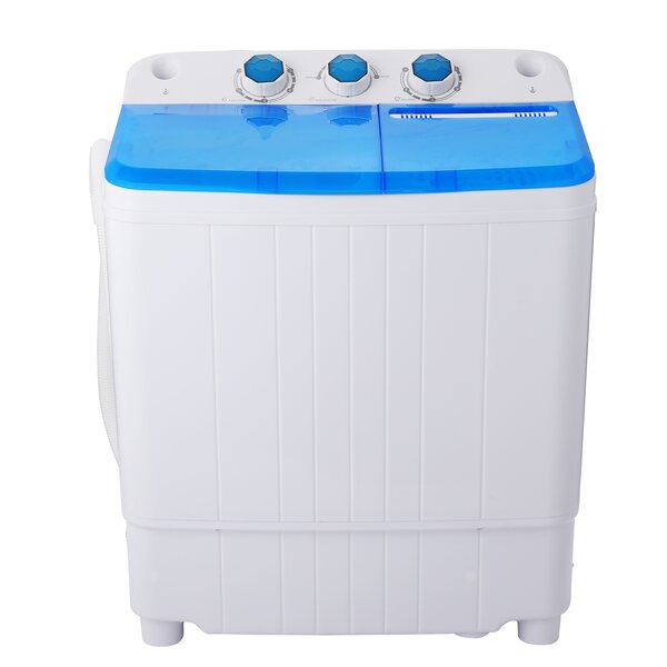 Giantex portable mini compact twin tub 11lb washing machine washer deals spin dryer